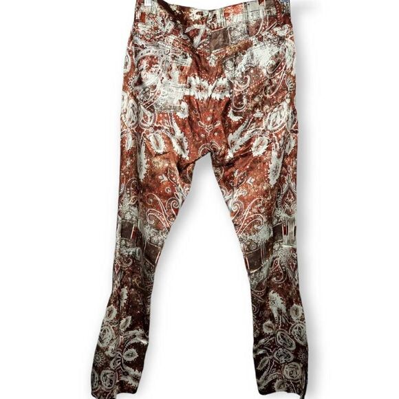 JPG Jeans by Jean Paul Gaultier Vintage 90s Paisley Flare Pants with Sid… - Picture 2 of 12